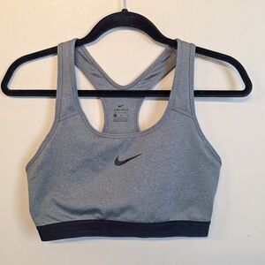 Nike Women's Heather Gray Sports Bra